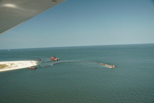 DSC03596- Channel dredge at Petit Bois